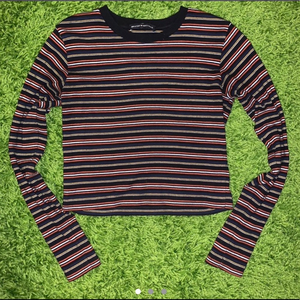 Brandy Melville santana striped top
